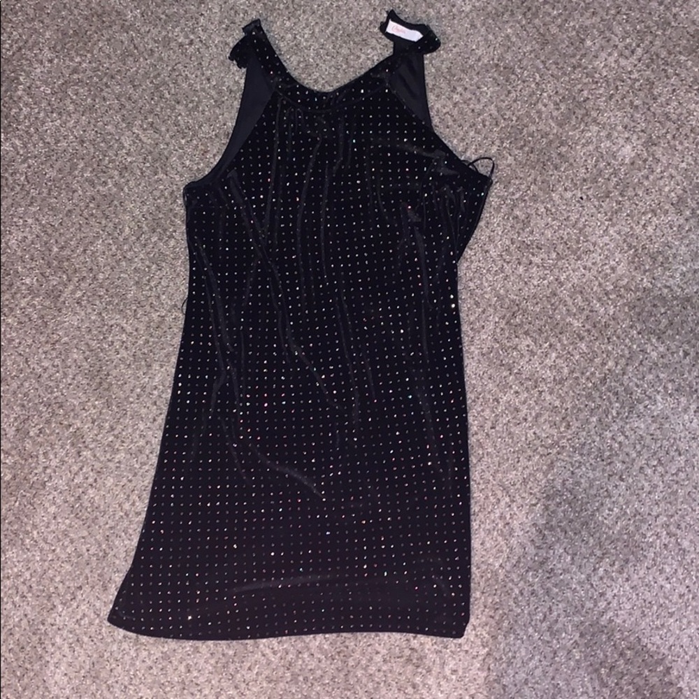 Black sparkle dress